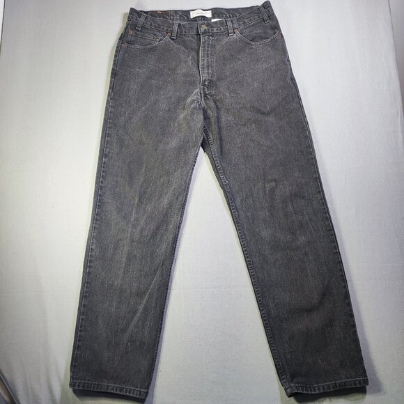 Vintage Signature by Levi Strauss jeans men's size W36/L32 black straight leg - Picture 1 of 14